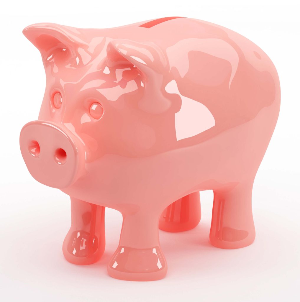 Pink Piggy Bank representing Financial Savings